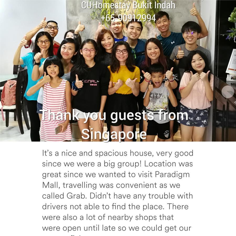 Jb Homestay Bukit Indah Wifi Ciq Mall Legoland Free Parking Johor Bahru Kültér fotó